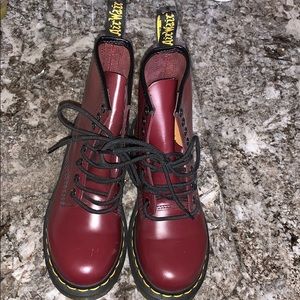 Dr Martens , Burgundy boot
